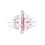 Bicolor Tourmaline, Sapphire, & Diamond Ring