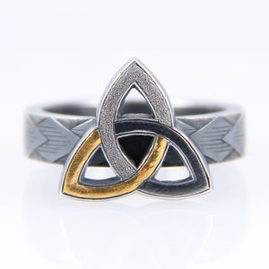 Triquetra Symbol Ring